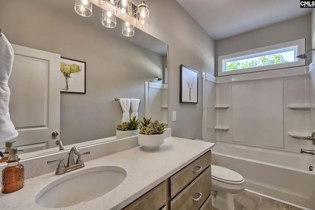 793 Oak Valley Dr, Blythewood, SC 29016 - bathroom featuring vanity and shower / washtub combination