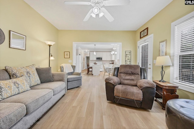 113 Chalfont Ln, Columbia, SC 29229 - living area with light wood finished floors, ceiling fan, and a chandelier