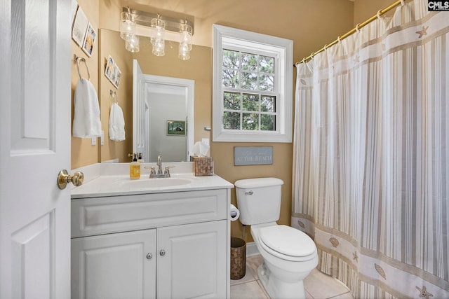 113 Chalfont Ln, Columbia, SC 29229 - full bathroom with vanity, tile patterned floors, and curtained shower