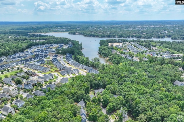 113 Chalfont Ln, Columbia, SC 29229 - aerial overview of property's location featuring a large body of water and nearby suburban area