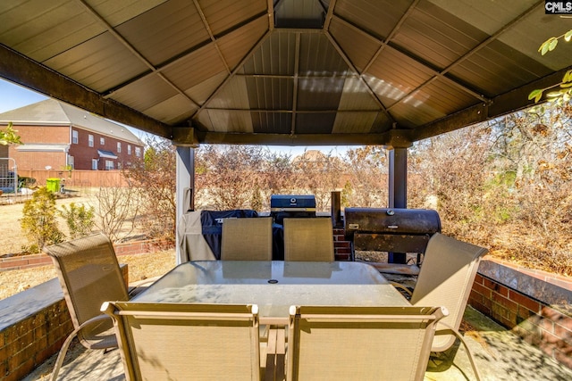 340 Heritage Forest Dr, Blythewood, SC 29045 - view of patio / terrace with a gazebo and outdoor dining area