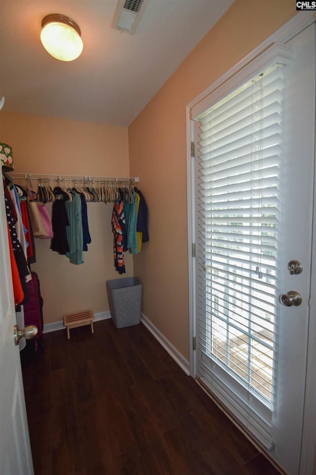 458 Laurel Mist Ln, West Columbia, SC 29170 - walk in closet with wood finished floors