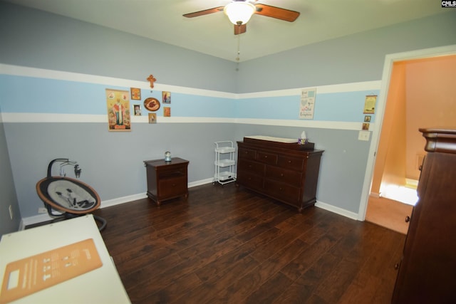458 Laurel Mist Ln, West Columbia, SC 29170 - bedroom featuring hardwood / wood-style flooring and ceiling fan