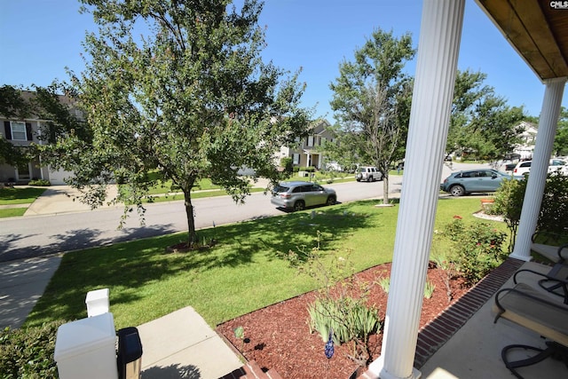 458 Laurel Mist Ln, West Columbia, SC 29170 - view of green lawn with a residential view
