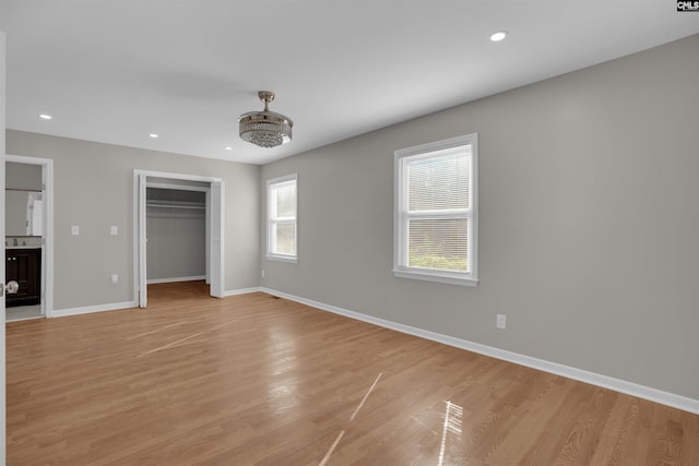 2 Westpine Ct, Columbia, SC 29212 - unfurnished bedroom with light wood-style floors, recessed lighting, and a closet