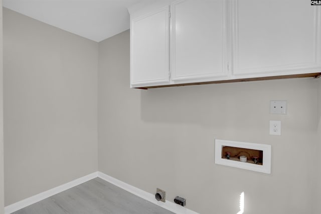 2 Westpine Ct, Columbia, SC 29212 - laundry area featuring hookup for a washing machine, cabinet space, light wood-style floors, and hookup for an electric dryer