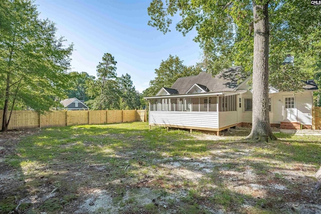 2 Westpine Ct, Columbia, SC 29212 - fenced backyard with a sunroom and entry steps