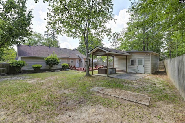 4 Rosepine Dr, Columbia, SC 29223 - back of property with a patio area and a fenced backyard