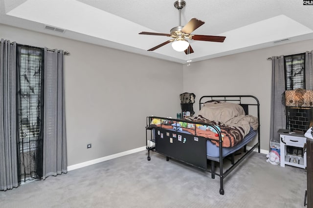 4 Rosepine Dr, Columbia, SC 29223 - bedroom featuring carpet, a textured ceiling, and a ceiling fan