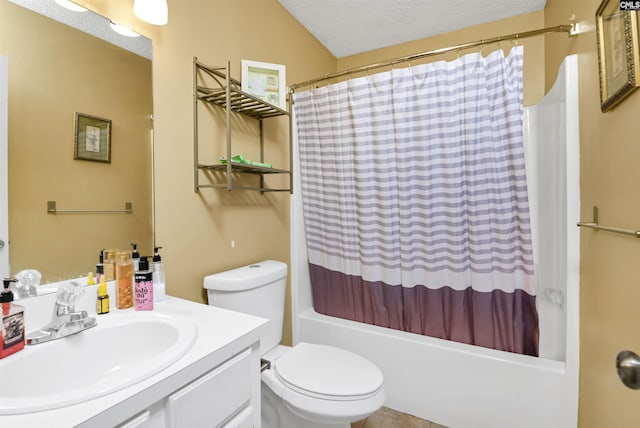 4 Rosepine Dr, Columbia, SC 29223 - bathroom with vanity, shower / bath combination with curtain, and a textured ceiling