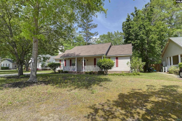 4 Rosepine Dr, Columbia, SC 29223 - ranch-style home featuring a porch and roof with shingles