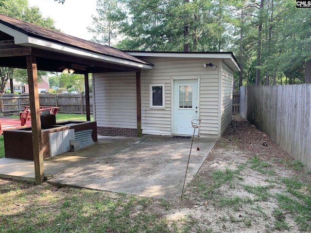 4 Rosepine Dr, Columbia, SC 29223 - rear view of house featuring a fenced backyard and a patio