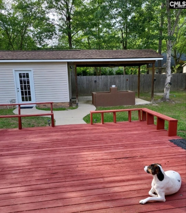 4 Rosepine Dr, Columbia, SC 29223 - view of deck