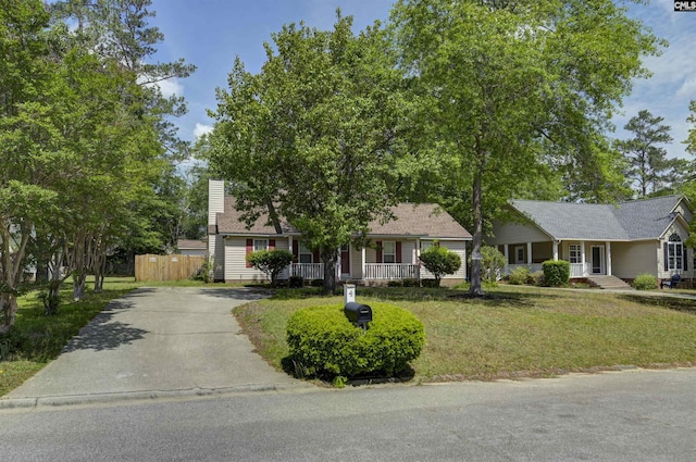 4 Rosepine Dr, Columbia, SC 29223 - view of front of property with concrete driveway and covered porch
