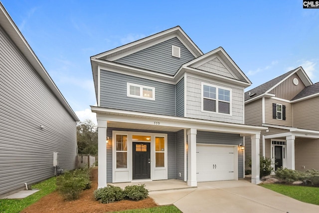 779 Dawsons Park Way, Lexington, SC 29072 - view of front of property with a porch, a garage, and driveway