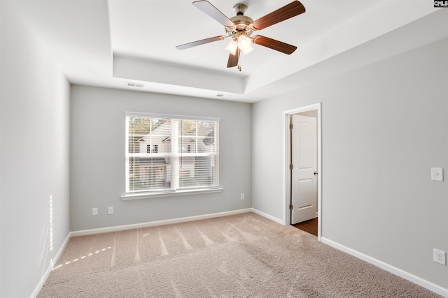 756 Dawsons Park Way, Lexington, SC 29072 - carpeted empty room with a tray ceiling and ceiling fan