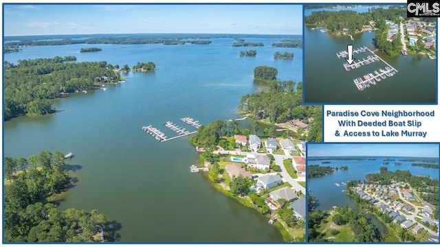 386 Amalfi Dr, Chapin, SC 29036 - bird's eye view of a nearby body of water