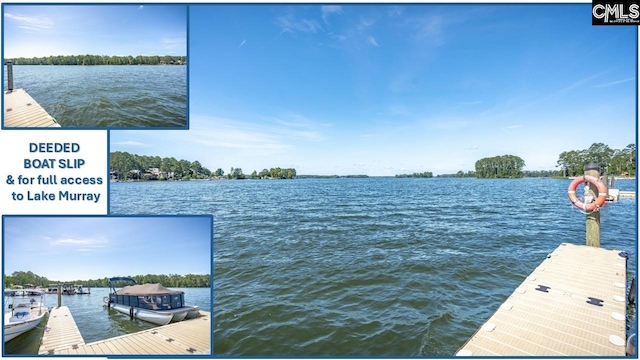 386 Amalfi Dr, Chapin, SC 29036 - dock area featuring a water view