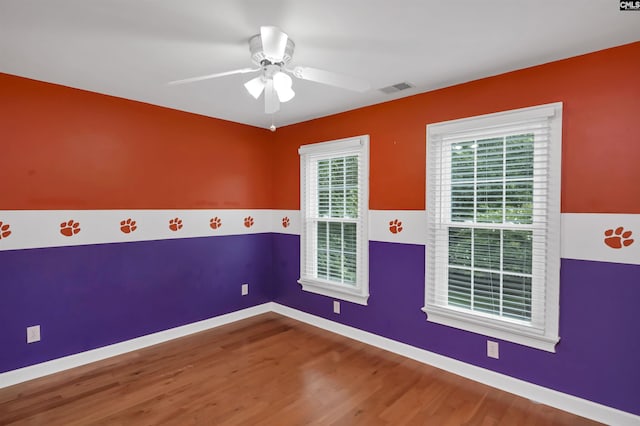 256 Sheringham Rd, Columbia, SC 29212 - unfurnished room featuring wood finished floors and ceiling fan