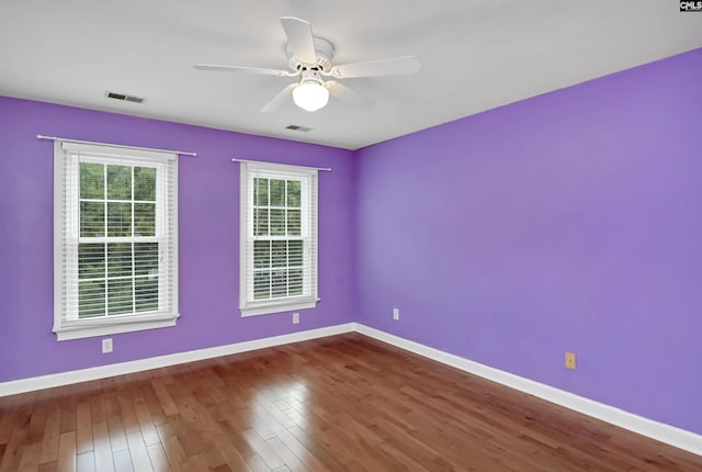256 Sheringham Rd, Columbia, SC 29212 - unfurnished room featuring ceiling fan and wood finished floors