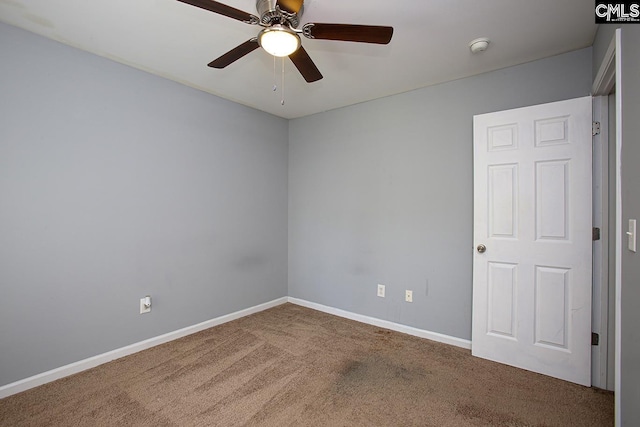418 Abbeydale Way, Columbia, SC 29229 - carpeted spare room with ceiling fan and a smoke detector