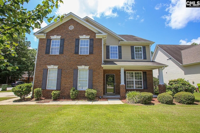 418 Abbeydale Way, Columbia, SC 29229 - view of front of property featuring a front yard and brick siding