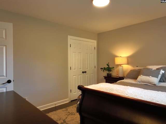 200 Weeping Cherry Ln, Columbia, SC 29212 - bedroom with a closet and dark wood finished floors