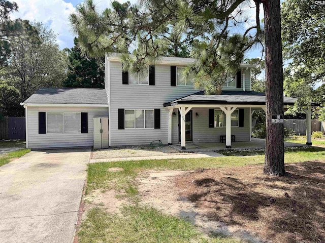 407 N Donar Dr, Columbia, SC 29229 - view of front of home featuring a porch and concrete driveway