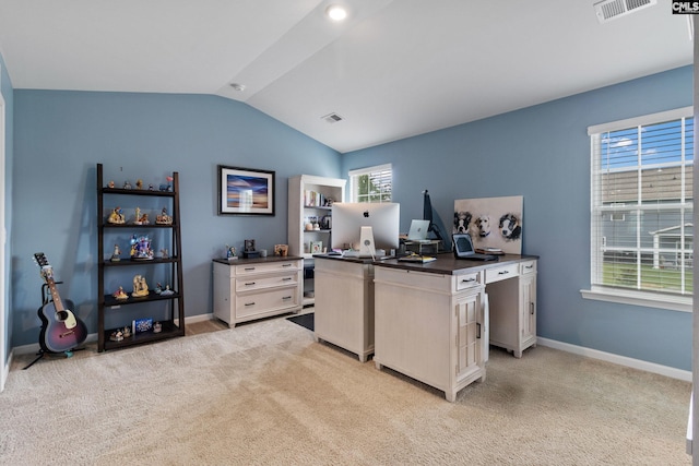 1420 Fair Forest Ln, Chapin, SC 29036 - office space with lofted ceiling and light carpet