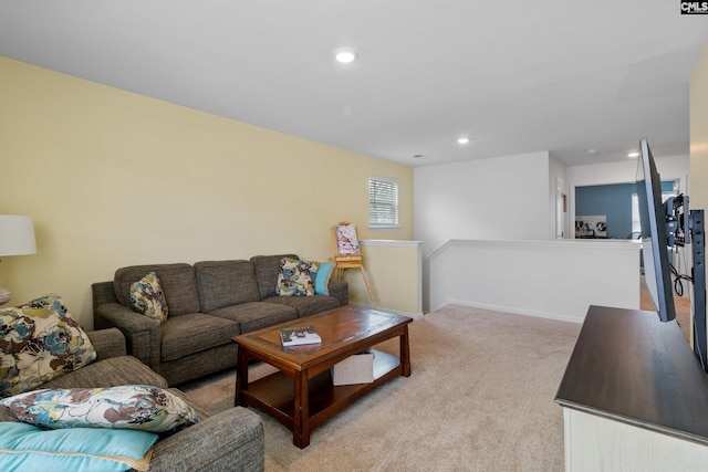 1420 Fair Forest Ln, Chapin, SC 29036 - living room featuring light colored carpet and recessed lighting