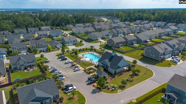 1420 Fair Forest Ln, Chapin, SC 29036 - aerial view of residential area with a pool