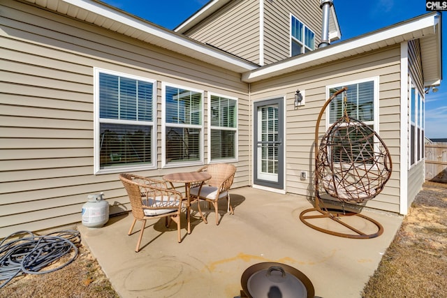 1013 Ashcroft Cir, Columbia, SC 29229 - view of patio featuring outdoor dining space