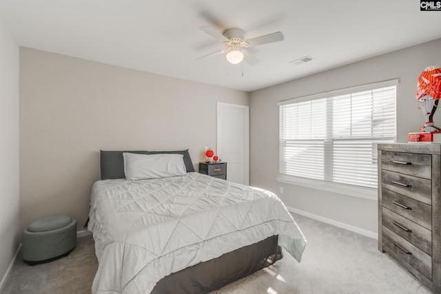 1013 Ashcroft Cir, Columbia, SC 29229 - bedroom with light colored carpet and a ceiling fan