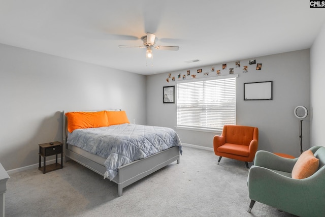 1013 Ashcroft Cir, Columbia, SC 29229 - carpeted bedroom featuring baseboards and a ceiling fan