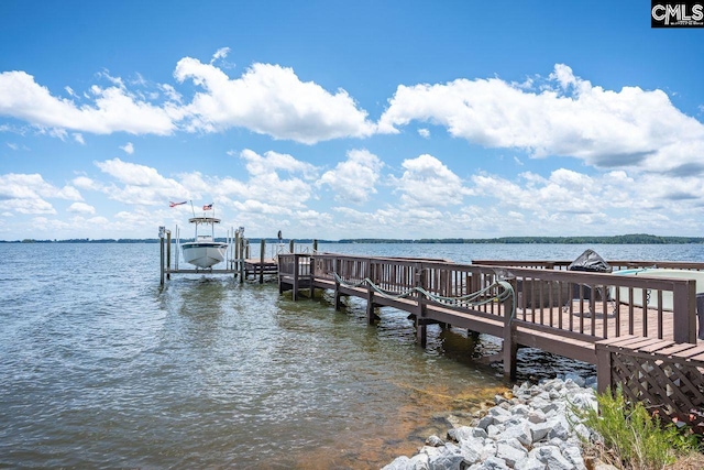 453 Lake Estate Dr, Chapin, SC 29036 - dock area with boat lift and a water view