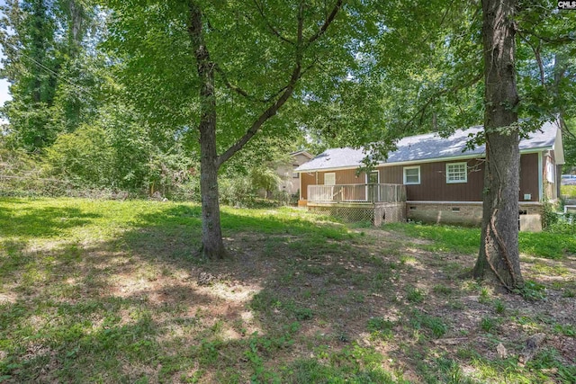 247 Piney Grove Rd, Columbia, SC 29210 - view of yard featuring a deck