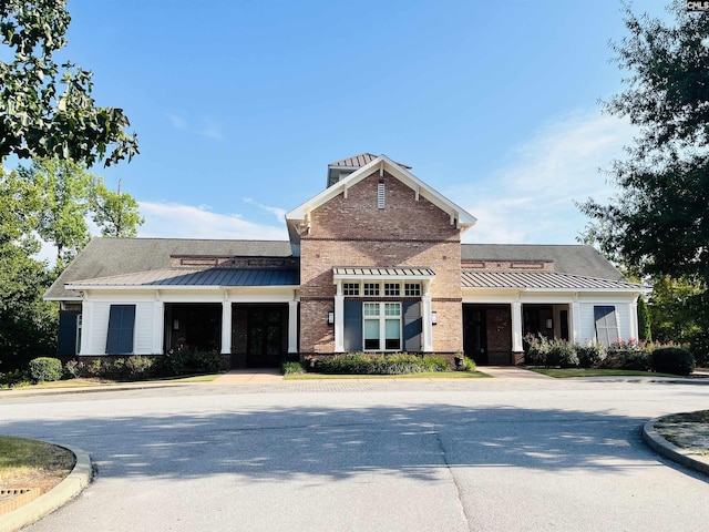 1049 Beaufort Farm Rd, Blythewood, SC 29016 - view of front of property with a standing seam roof and a metal roof