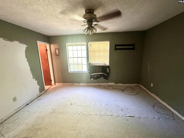 121 Durham Creek Ct, Columbia, SC 29229 - spare room with a ceiling fan and a textured ceiling
