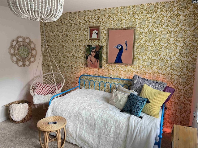 15 Alumni Ln, Blythewood, SC 29016 - bedroom with a chandelier and carpet flooring
