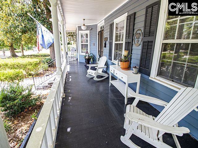 1220 Calhoun St, Newberry, SC 29108 - view of covered porch