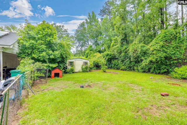 2161 Tanglewood Rd, Sumter, SC 29154 - view of yard with a storage shed