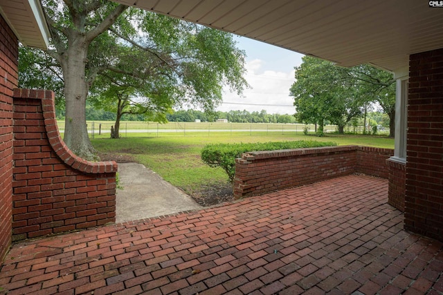 318 Summerland Ave, Batesburg, SC 29006 - view of patio featuring a view of rural / pastoral area