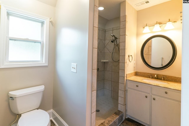 318 Summerland Ave, Batesburg, SC 29006 - full bathroom featuring vanity and a tile shower