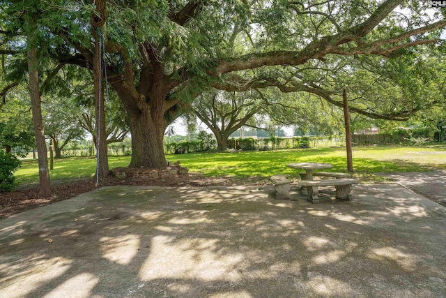 318 Summerland Ave, Batesburg, SC 29006 - view of green lawn with a patio area