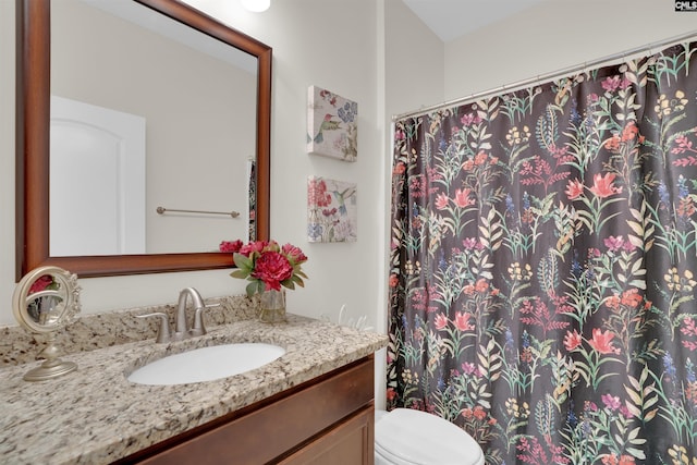 769 Broad Leaf Rd, Elgin, SC 29045 - bathroom with vanity and a shower with shower curtain