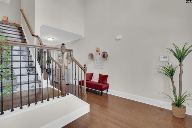 769 Broad Leaf Rd, Elgin, SC 29045 - stairway with wood finished floors