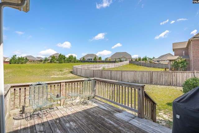 769 Broad Leaf Rd, Elgin, SC 29045 - deck with a residential view and a fenced backyard