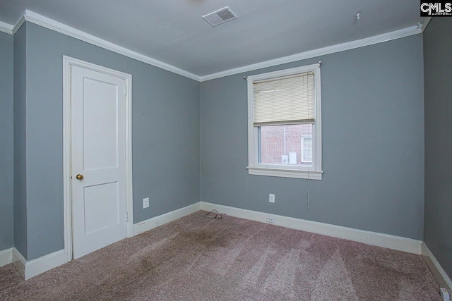 113 Brookland Cir, Columbia, SC 29204 - carpeted empty room with ornamental molding and baseboards