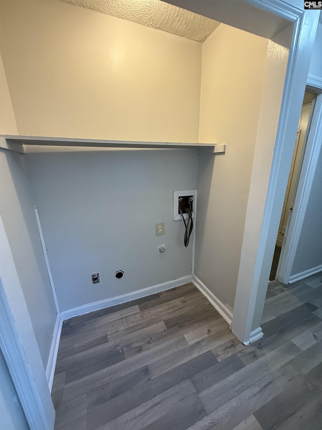 113 Brookland Cir, Columbia, SC 29204 - washroom with wood finished floors, hookup for a washing machine, and hookup for an electric dryer