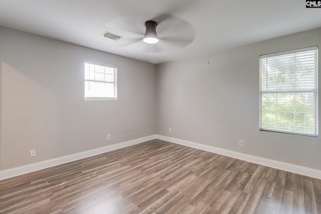 105 Garmony Cir, Columbia, SC 29212 - unfurnished room featuring a ceiling fan and wood finished floors